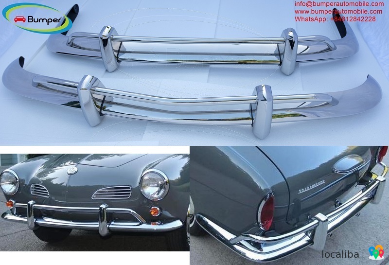 Volkswagen Karmann Ghia US type bumper (1955 – 1966) by stainless steel