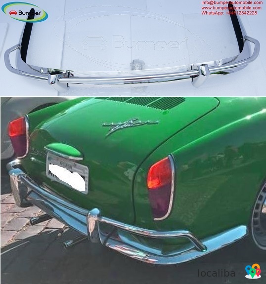 Volkswagen Karmann Ghia US type bumper (1967 - 1969) by stainless steel