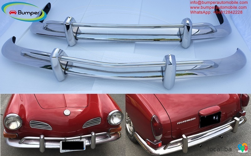 Volkswagen Karmann Ghia US type bumper (1970 – 1971) by stainless steel