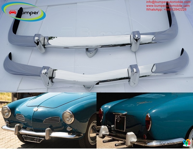 Volkswagen Karmann Ghia Euro style bumper (1956-1966) by stainless steel