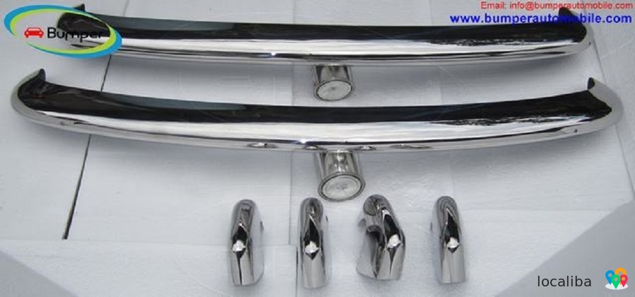 Volkswagen Type 3 bumper (1963–1969) by stainless steel (VW Typ 3 Stoßfänger)