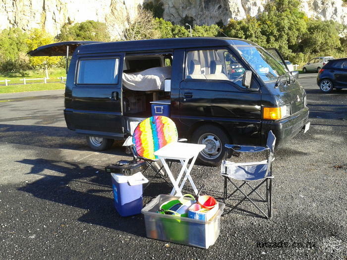 For sale: CamperVan Mistubishi 215 000 kms. Fully equipped and reliable