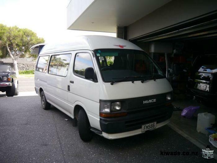for rent Toyota Hiace camper van fully equiped from March 24th